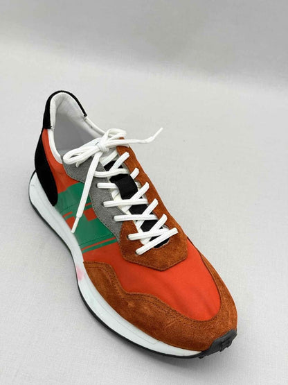 Pre-loved HOGAN H601 Orange & Green Size EU 40.5 Sneakers at Reems Closet