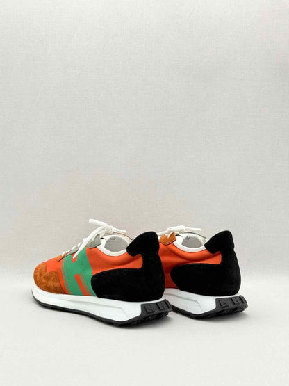 Pre-loved HOGAN H601 Orange & Green Size EU 40.5 Sneakers at Reems Closet