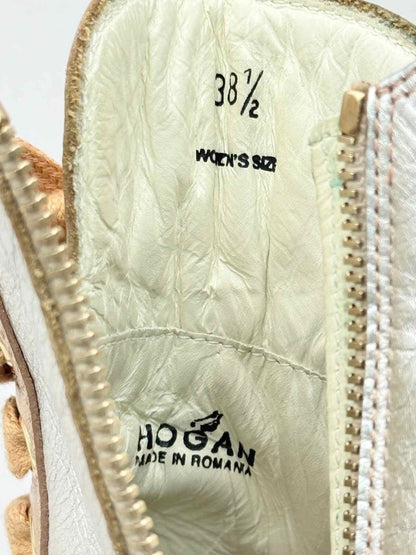 Pre-loved HOGAN Rebel Silver & Gold Size EU 38.5 Sneakers at Reems Closet