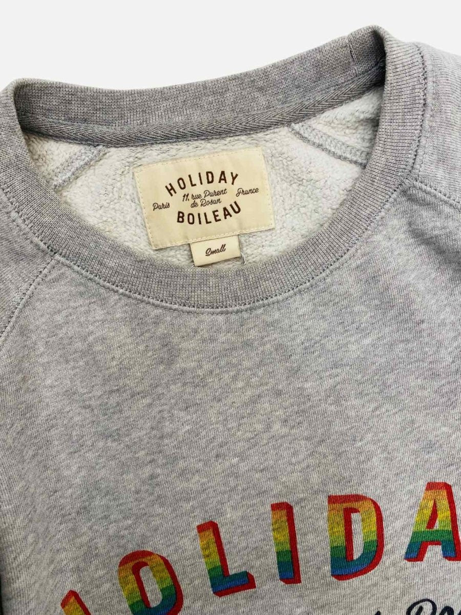 Pre - loved HOLIDAY BOILEAU Grey Sweatshirt at Reems Closet