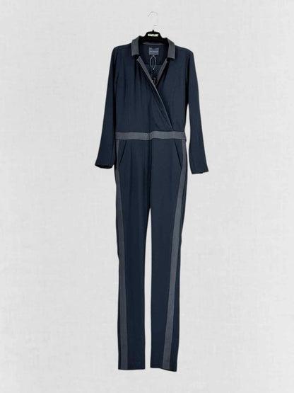 Pre - loved HOTEL PARTICULIER Navy Blue Size US 4 Jumpsuit at Reems Closet