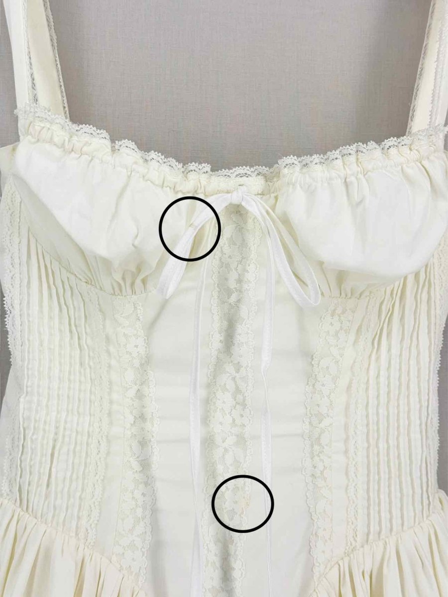 Pre-loved HOUSE OF CB Pietra White Size Small Short Dress at Reems Closet