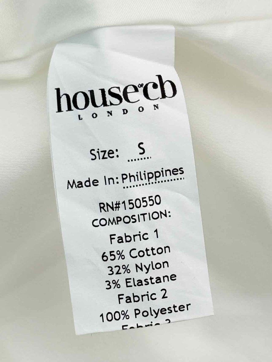 Pre-loved HOUSE OF CB Pietra White Size Small Short Dress at Reems Closet