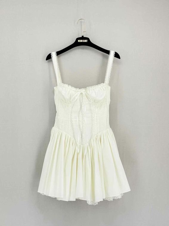 Pre-loved HOUSE OF CB Pietra White Size Small Short Dress at Reems Closet