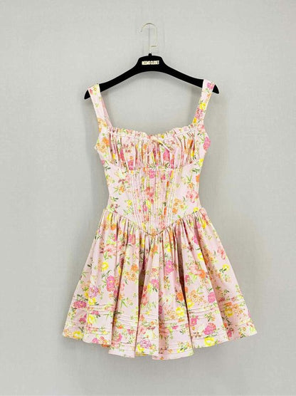 Pre-loved HOUSE OF CB Pink Multicolor Size XSmall Short Dress at Reems Closet