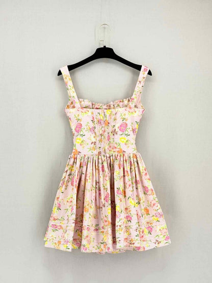 Pre-loved HOUSE OF CB Pink Multicolor Size XSmall Short Dress at Reems Closet