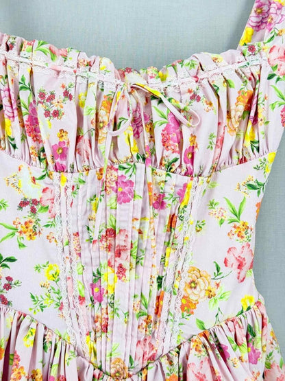 Pre-loved HOUSE OF CB Pink Multicolor Size XSmall Short Dress at Reems Closet