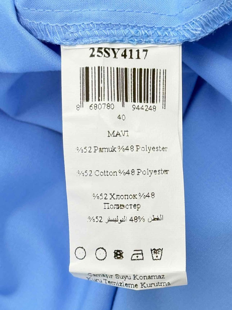 Pre - loved HUKKA Blue Size US 8 Shirt at Reems Closet