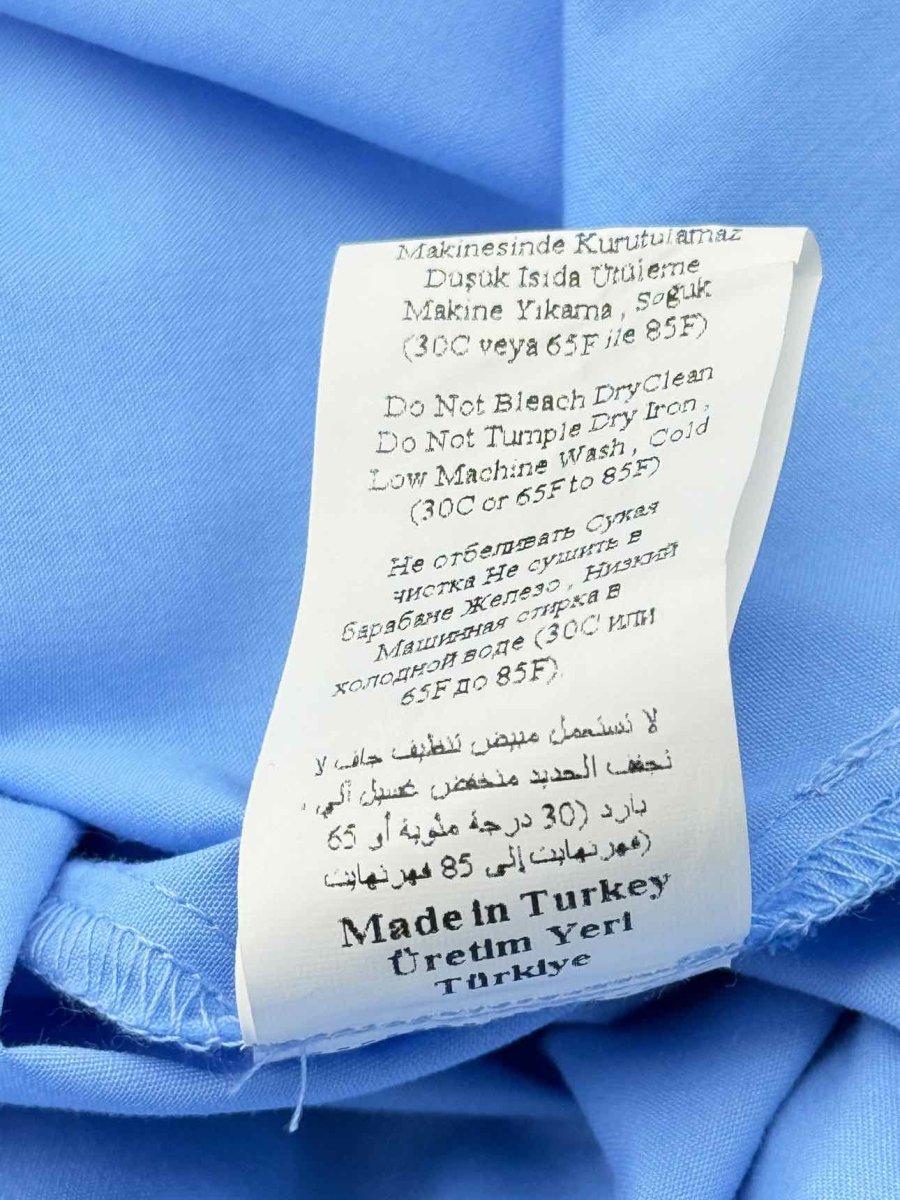 Pre - loved HUKKA Blue Size US 8 Shirt at Reems Closet