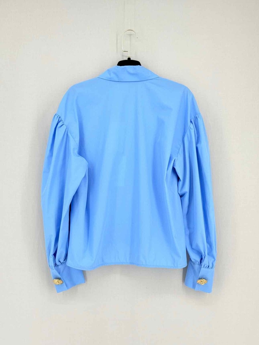 Pre - loved HUKKA Blue Size US 8 Shirt at Reems Closet