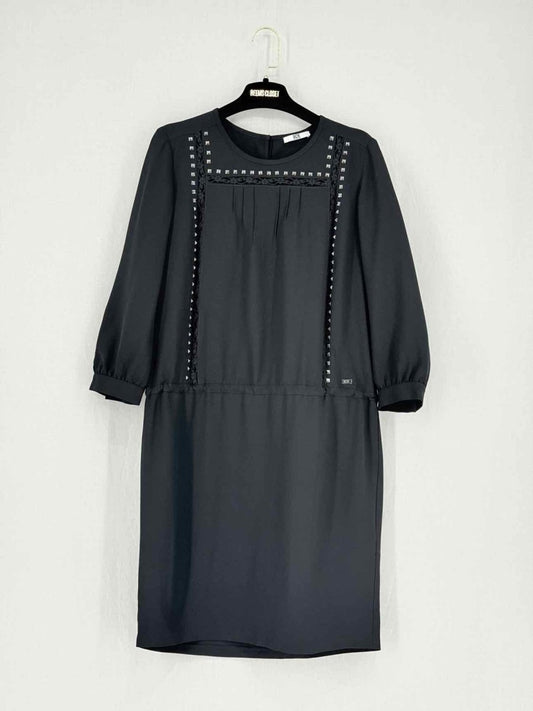 Pre - loved ICEBERG Black Size US 8 Short Dress at Reems Closet