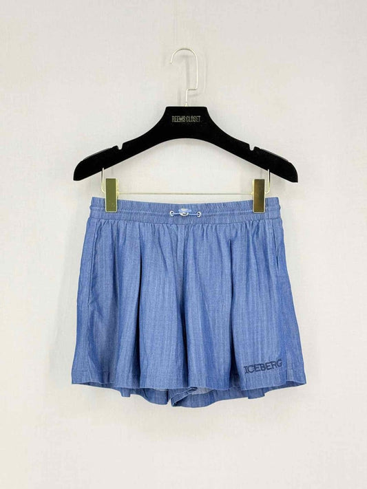 Pre-loved ICEBERG Chambray Blue Size XLarge Shorts at Reems Closet