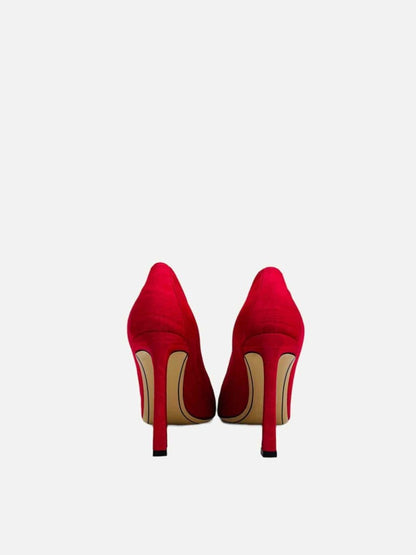 Pre - loved IINDACO Pegaso Red Pumps at Reems Closet