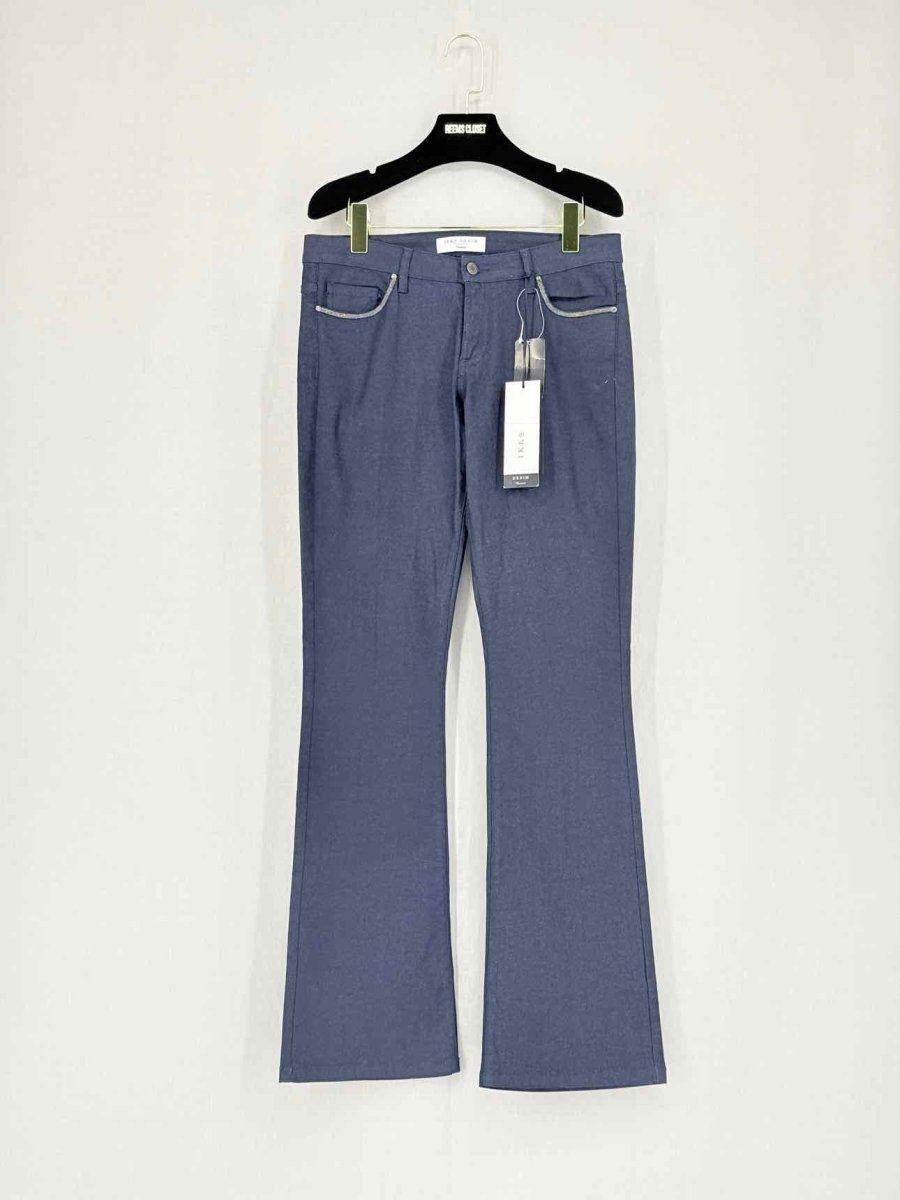 Pre - loved IKKS Dark Blue Size US 6 Jeans at Reems Closet
