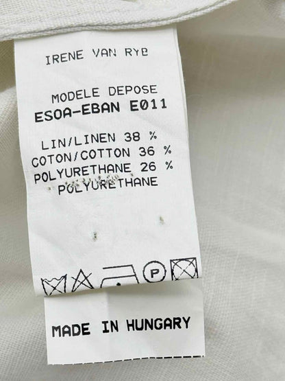 Pre - loved IRENE VAN RYB Cream Size US 10 Blouse at Reems Closet