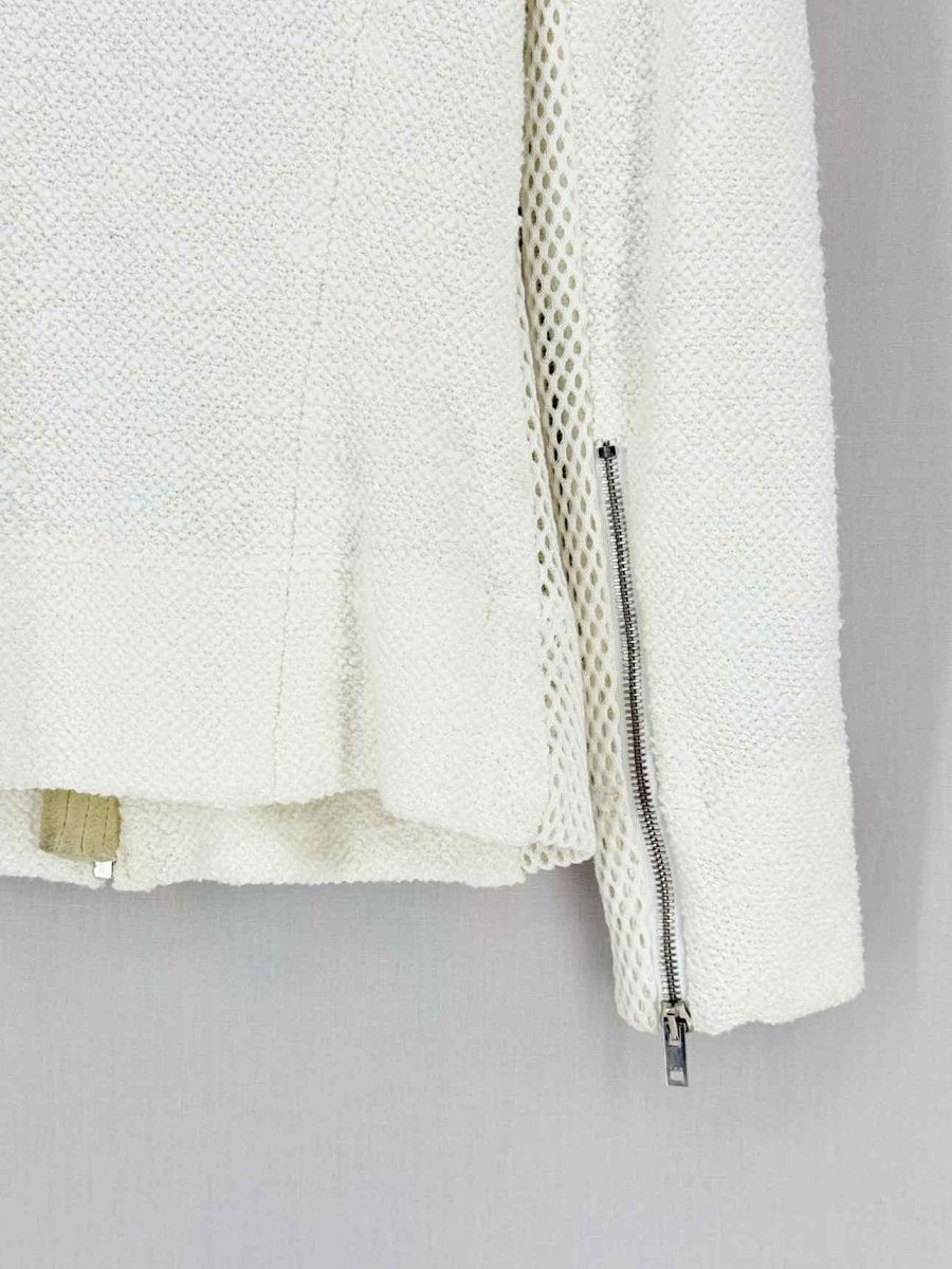 Pre - loved IRO Boucle White Size US 2 Jacket at Reems Closet