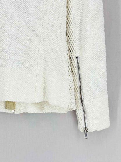 Pre - loved IRO Boucle White Size US 2 Jacket at Reems Closet