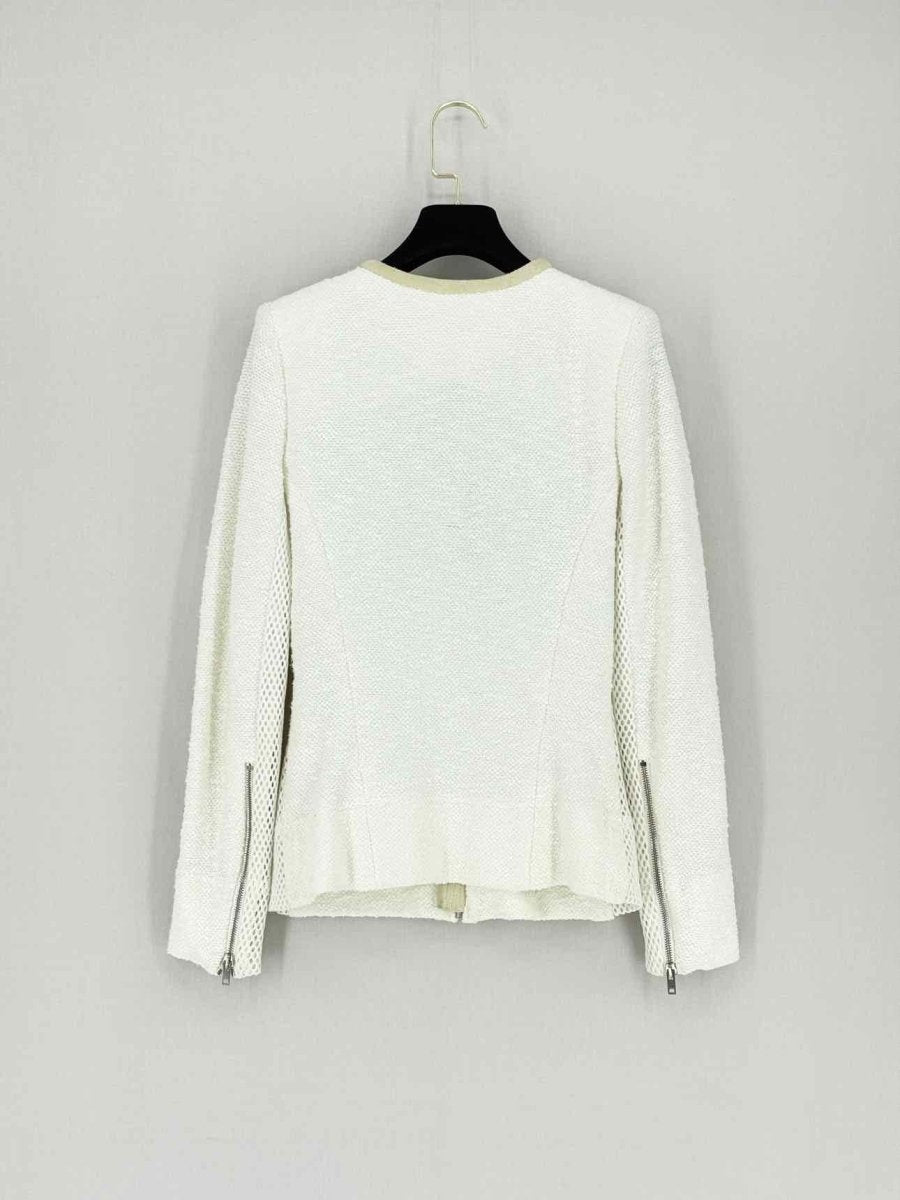 Pre - loved IRO Boucle White Size US 2 Jacket at Reems Closet
