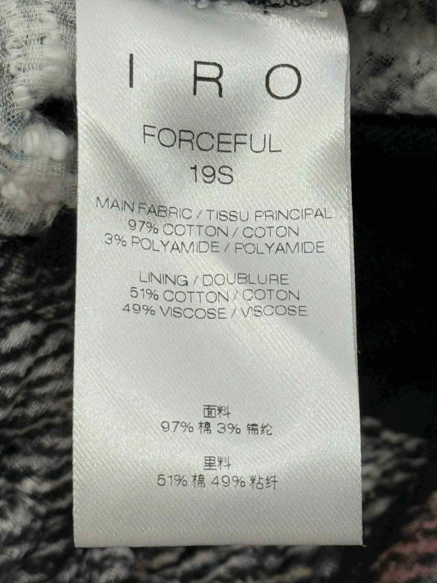 Pre - loved IRO Forceful Black Multicolor Printed Size US 8 Shorts at Reems Closet