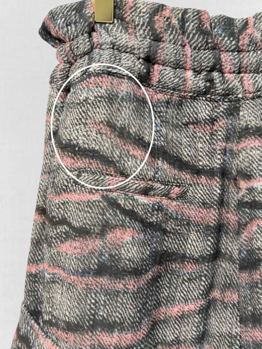 Pre - loved IRO Forceful Black Multicolor Printed Size US 8 Shorts at Reems Closet