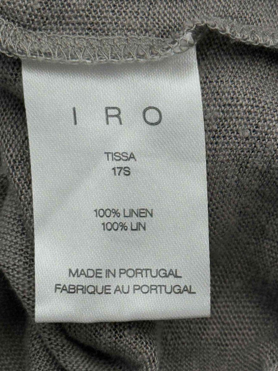 Pre - loved IRO Grey Size Small Top at Reems Closet