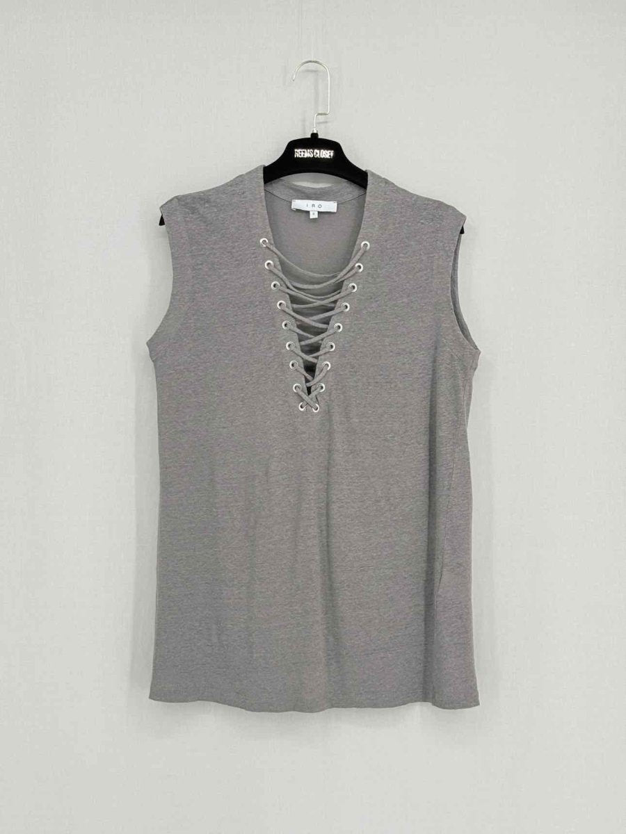 Pre - loved IRO Grey Size Small Top at Reems Closet
