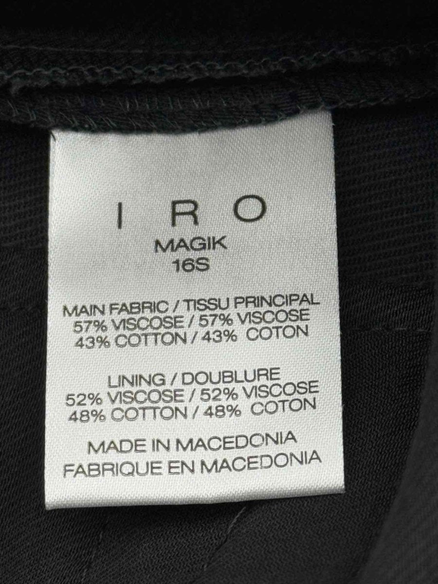 Pre - loved IRO Magik Black Size US 2 Shorts at Reems Closet