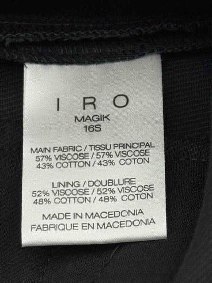 Pre - loved IRO Magik Black Size US 2 Shorts at Reems Closet