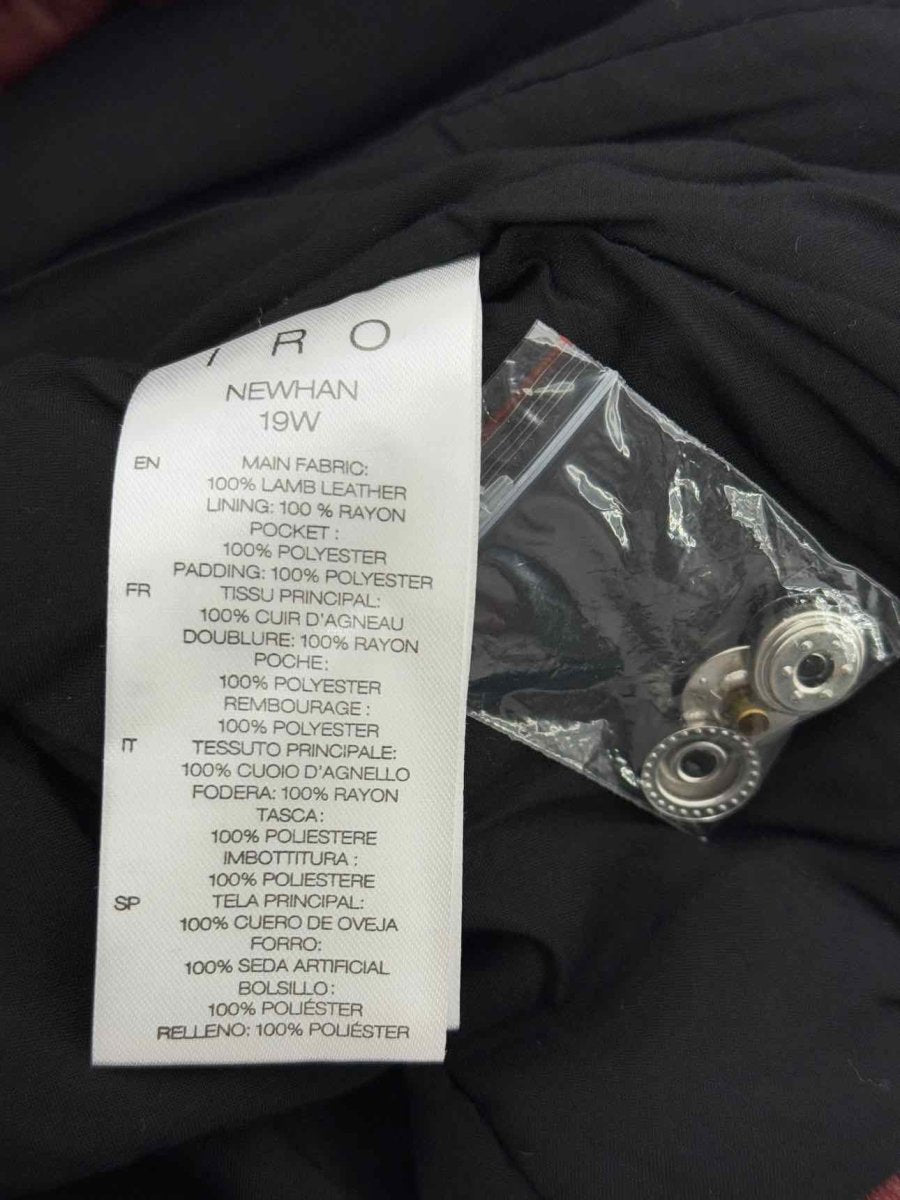 Pre - loved IRO Maroon Size US 8 Jacket at Reems Closet