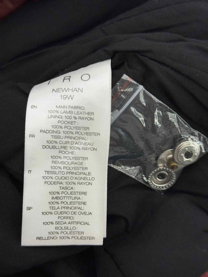 Pre - loved IRO Maroon Size US 8 Jacket at Reems Closet