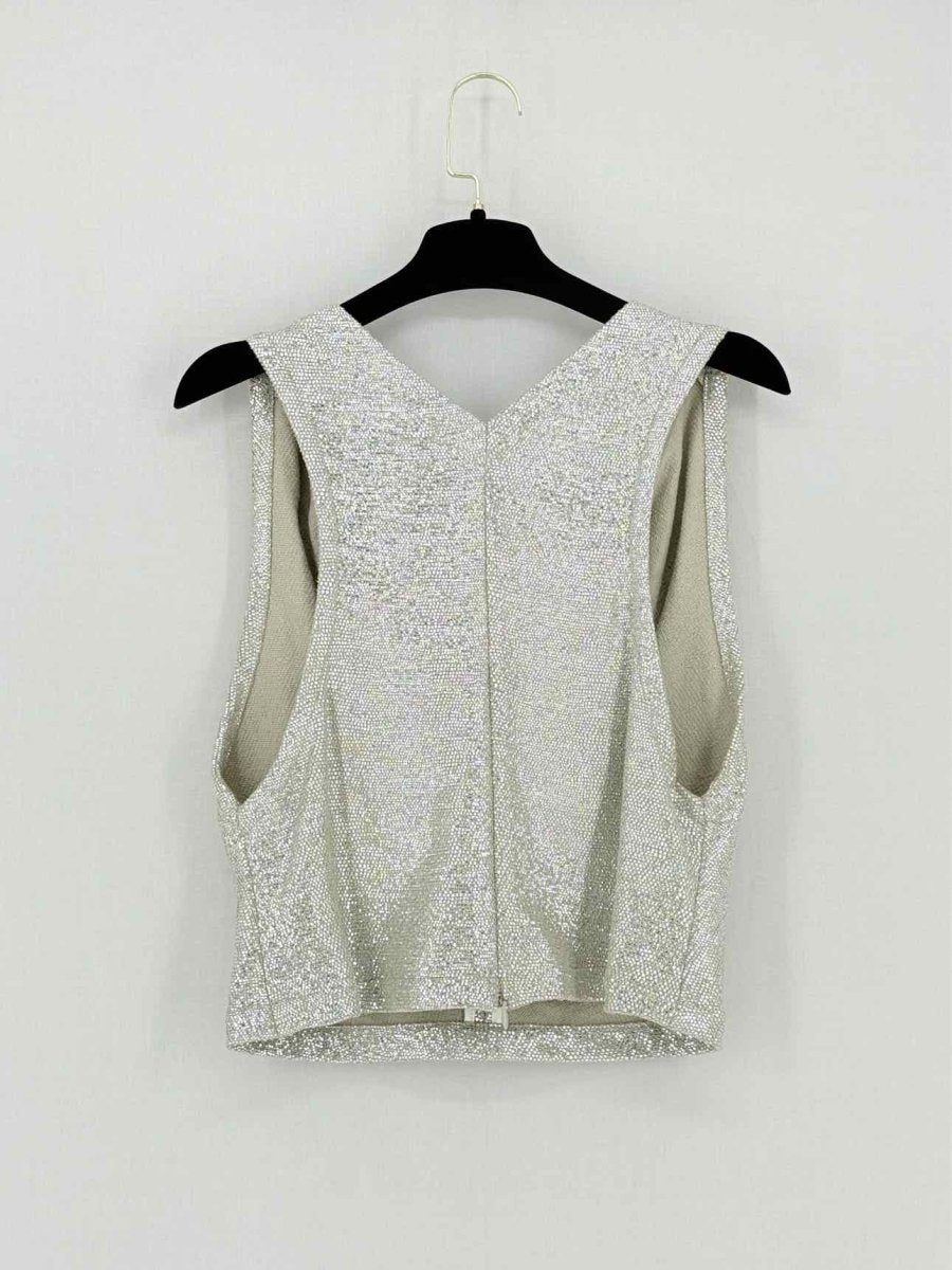 Pre - loved IRO Silver Size US 6 Top at Reems Closet