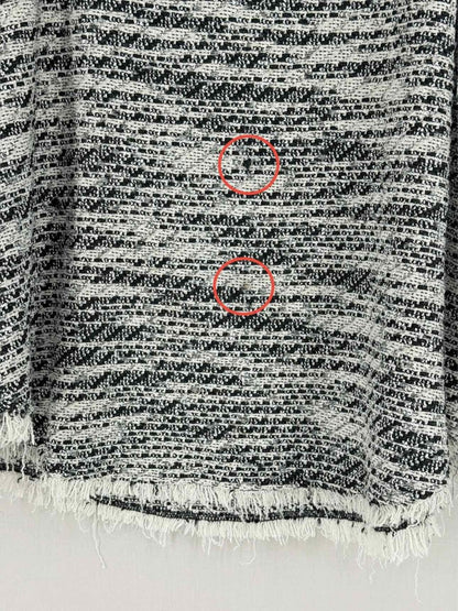 Pre - loved IRO White & Black Knit Size US 6 Top at Reems Closet