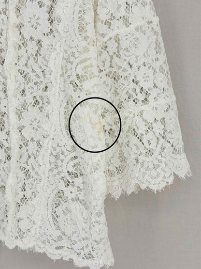 Pre - loved IRO Yacinthe White Eyelet Size US 2 Top at Reems Closet