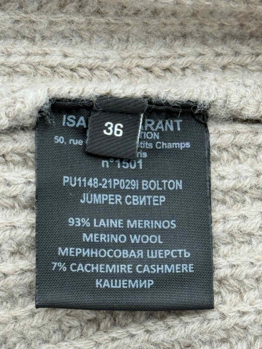 Pre - loved ISABEL MARANT Beige Size US 4 Jumper at Reems Closet