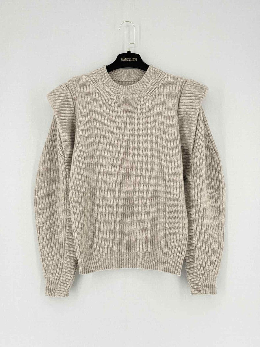 Pre - loved ISABEL MARANT Beige Size US 4 Jumper at Reems Closet