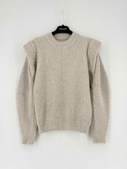 Pre - loved ISABEL MARANT Beige Size US 4 Jumper at Reems Closet