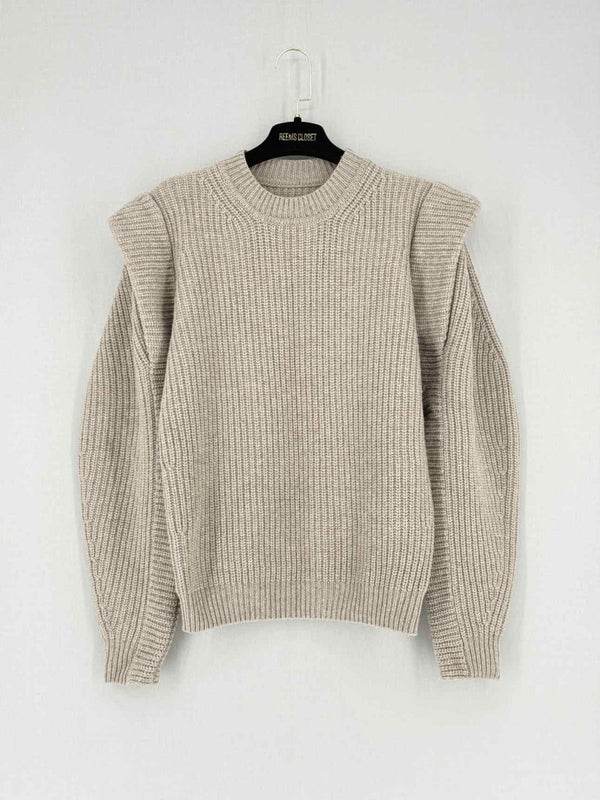 Pre - loved ISABEL MARANT Beige Size US 4 Jumper at Reems Closet
