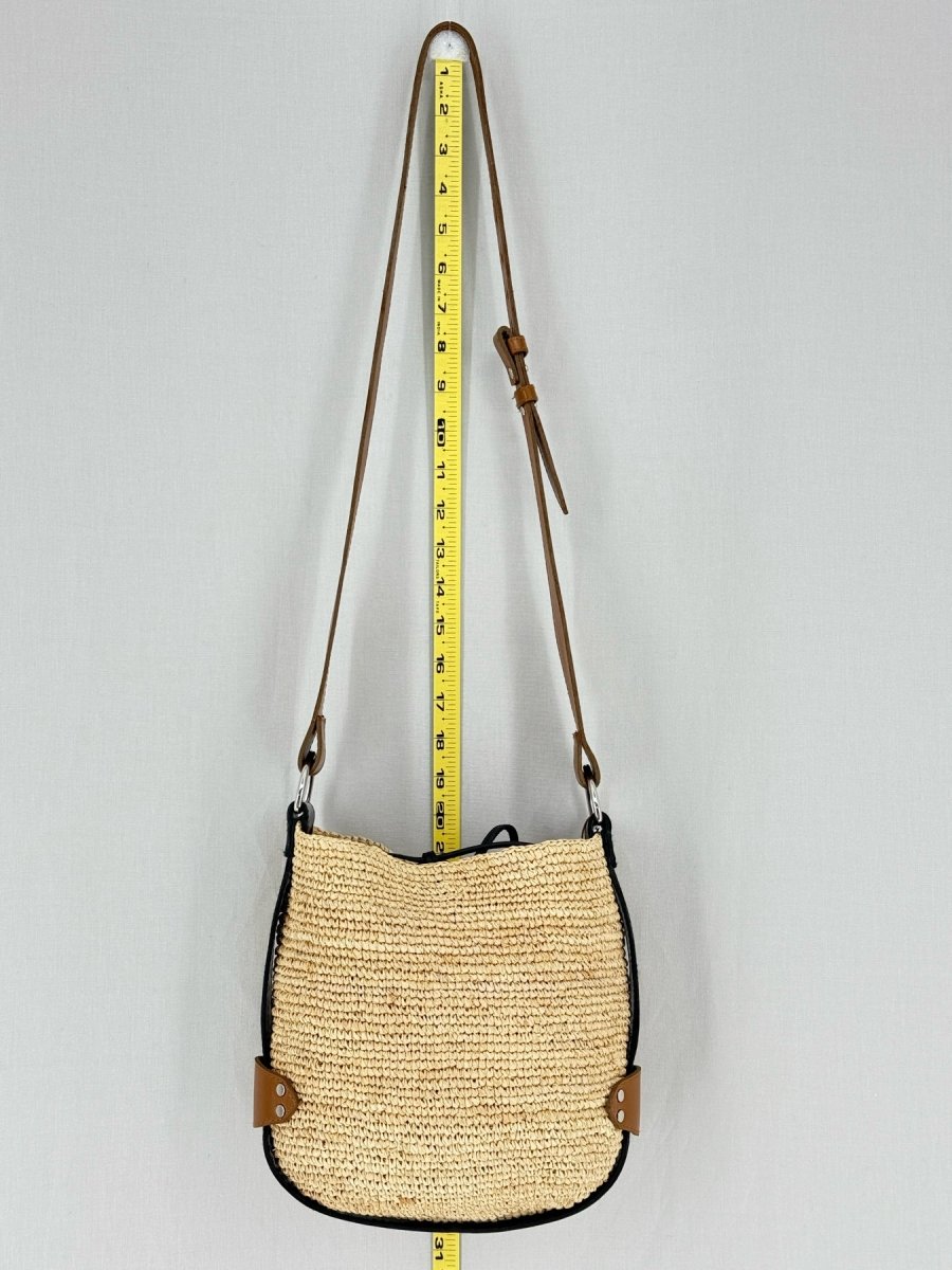 Pre - loved ISABEL MARANT Beige w/ Brown & Black Crossbody at Reems Closet