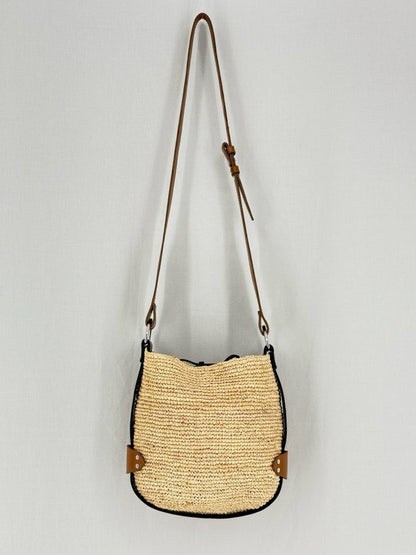 Pre - loved ISABEL MARANT Beige w/ Brown & Black Crossbody at Reems Closet