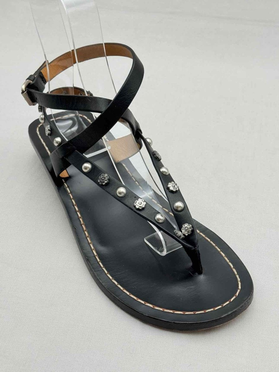 Pre-loved ISABEL MARANT Black Size EU 39 Sandals at Reems Closet