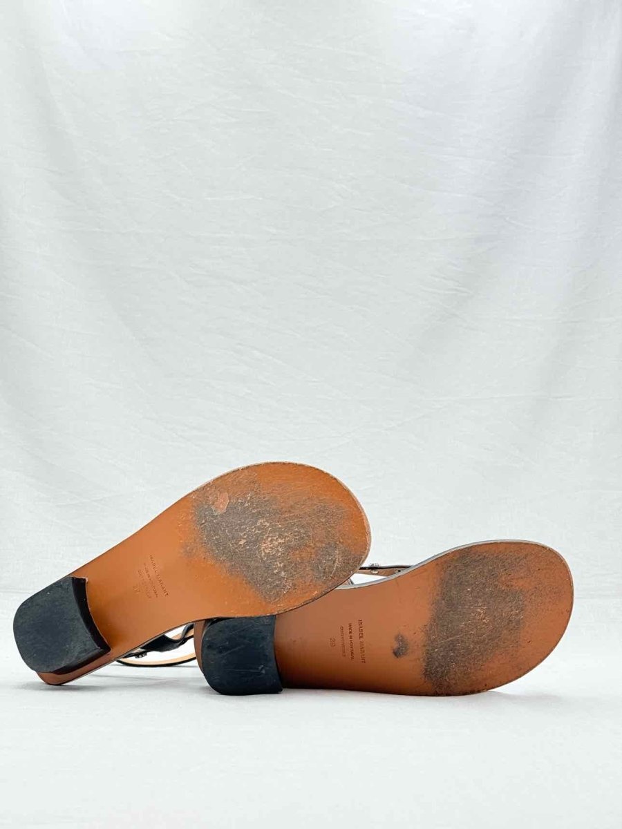Pre-loved ISABEL MARANT Black Size EU 39 Sandals at Reems Closet