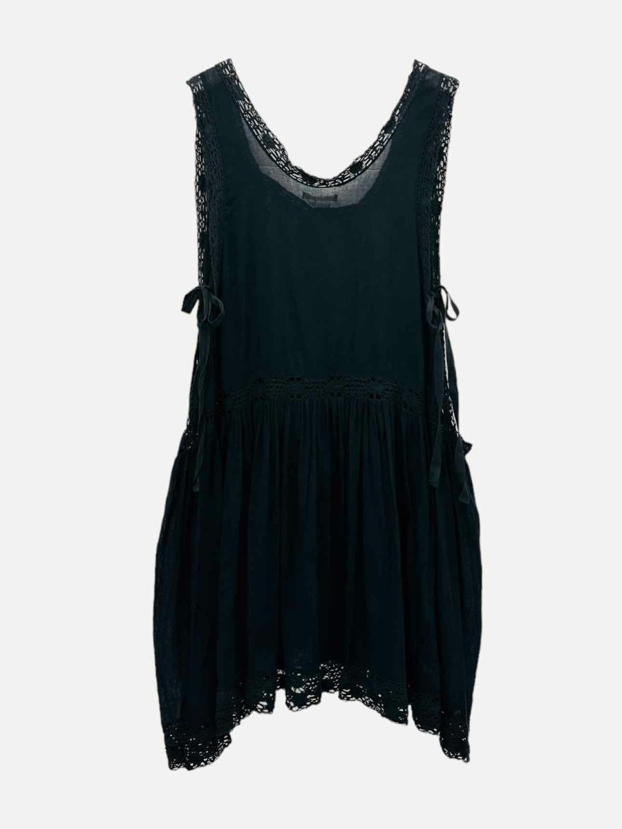 Pre - loved ISABEL MARANT Black Size US 8 Knee Length Dress at Reems Closet