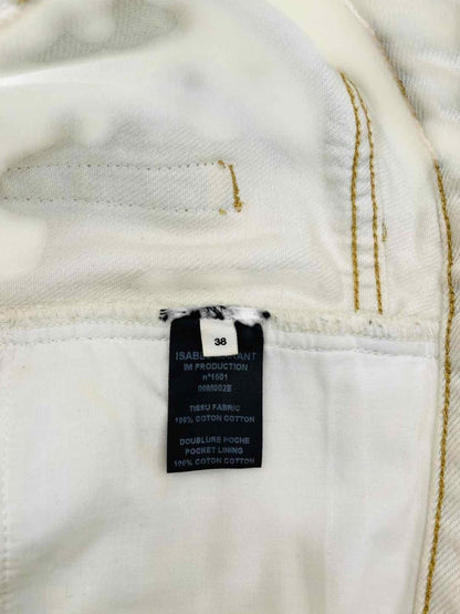 Pre - loved ISABEL MARANT Boyfriend Off - white Jeans at Reems Closet