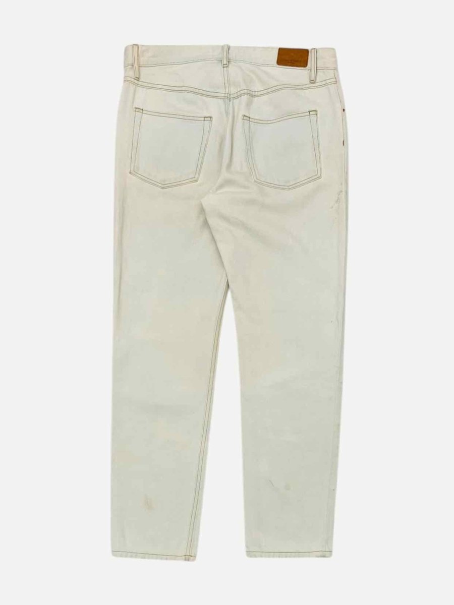 Pre - loved ISABEL MARANT Boyfriend Off - white Jeans at Reems Closet