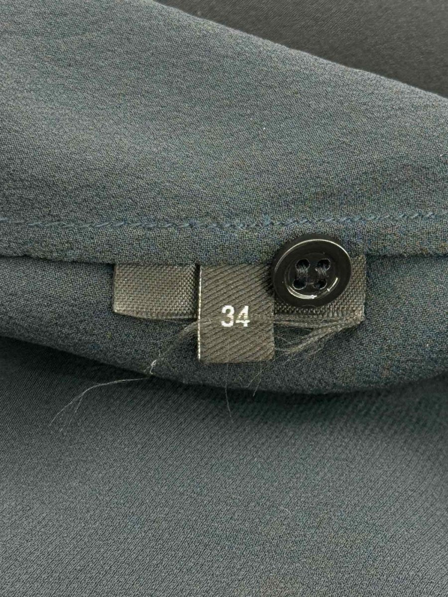 Pre - loved ISABEL MARANT Cerza Navy Blue & Black Size US 2 Blouse at Reems Closet