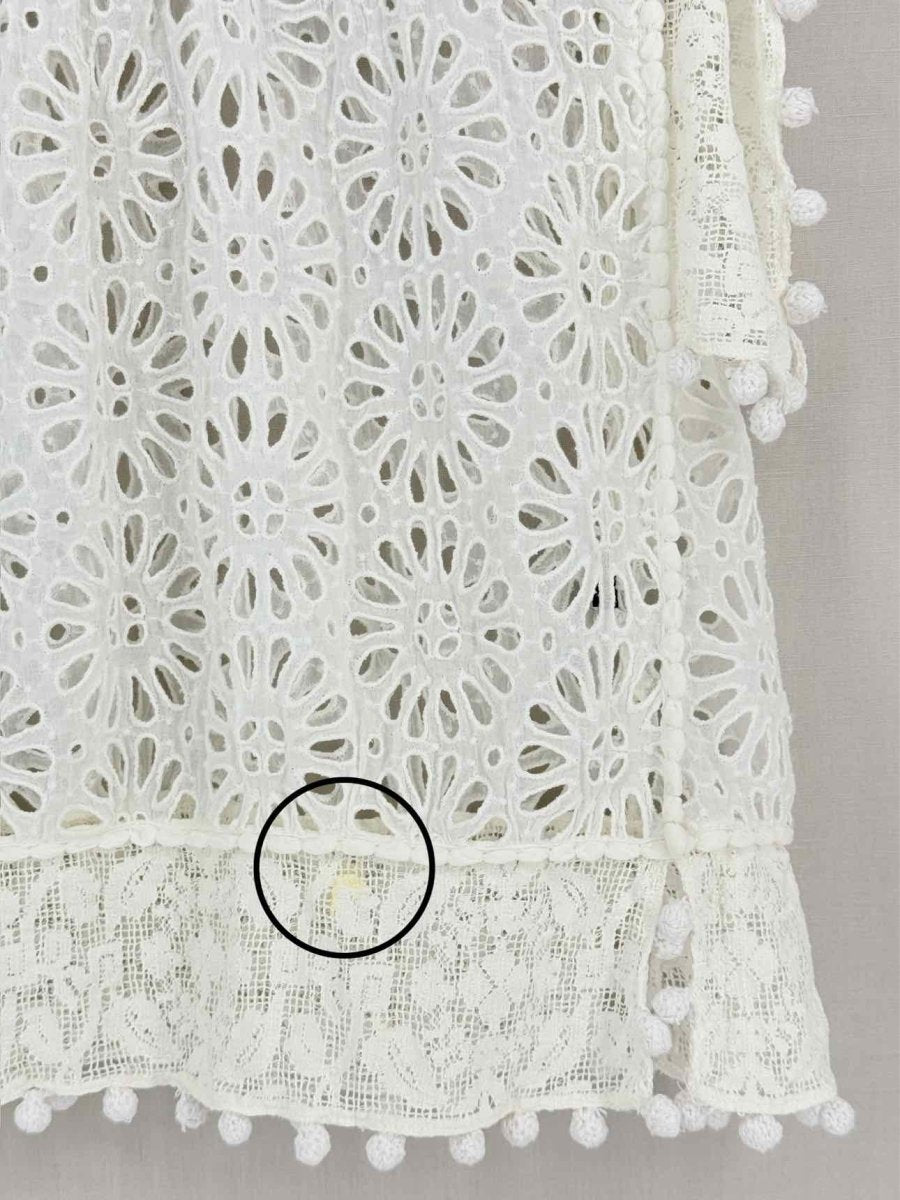 Pre - loved ISABEL MARANT Cropped White Size US 2 Top at Reems Closet