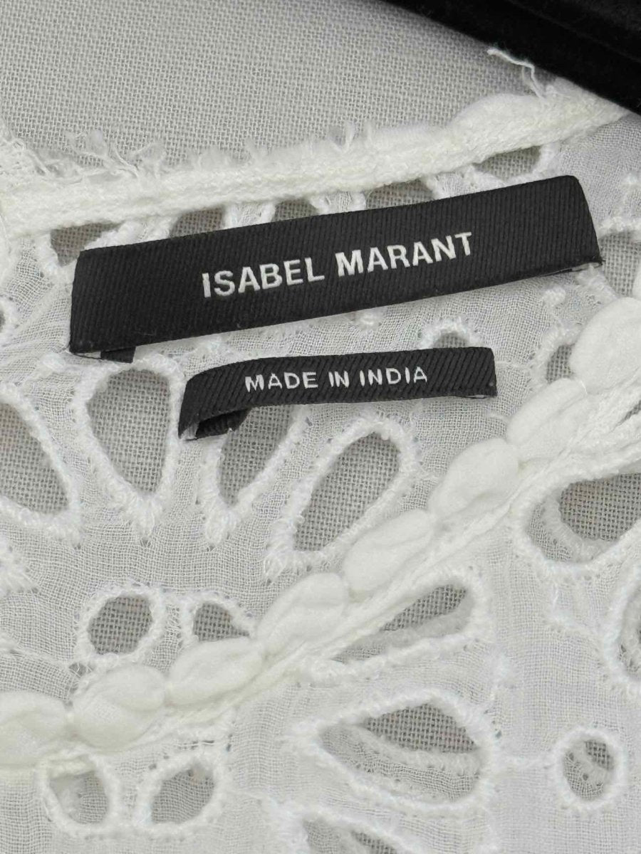 Pre - loved ISABEL MARANT Cropped White Size US 2 Top at Reems Closet