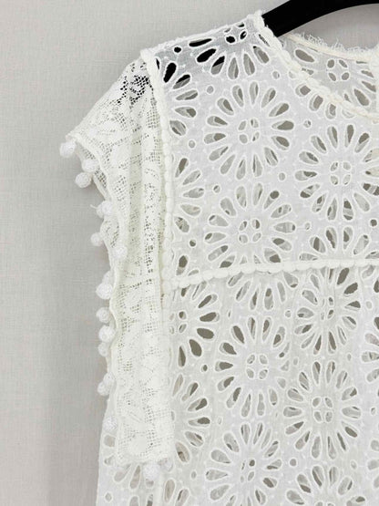 Pre - loved ISABEL MARANT Cropped White Size US 2 Top at Reems Closet