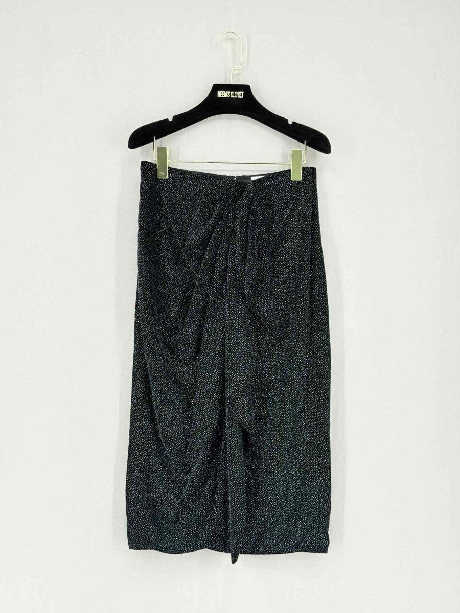 Pre - loved ISABEL MARANT ETOILE Alyssa Black Size US 6 Midi Skirt at Reems Closet