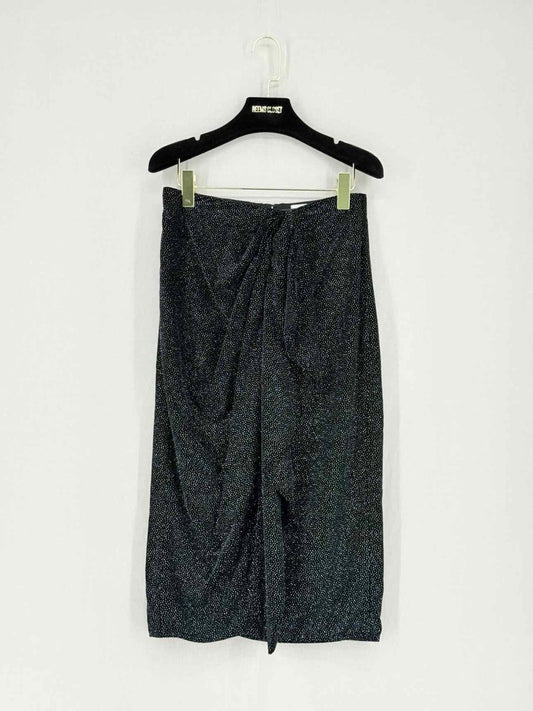Pre - loved ISABEL MARANT ETOILE Alyssa Black Size US 6 Midi Skirt at Reems Closet